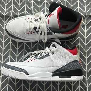 Nike Air Jordan 3 Fire Red Denim